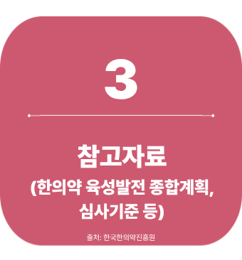 3.  참고자료 (육성발전 종합계획, 심사기준 등)